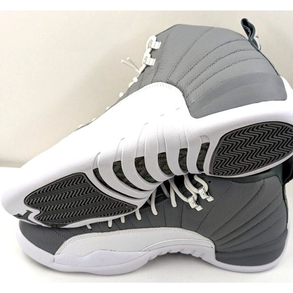 Nike Air Jordan 12 Retro Stealth  CT8013-015 White Cool Grey Men\'s Size 13 main image 6